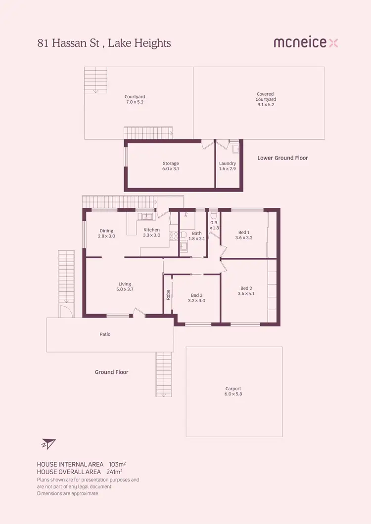 Floorplan of Homely house listing, 81 Hassan Street, Lake Heights NSW 2502