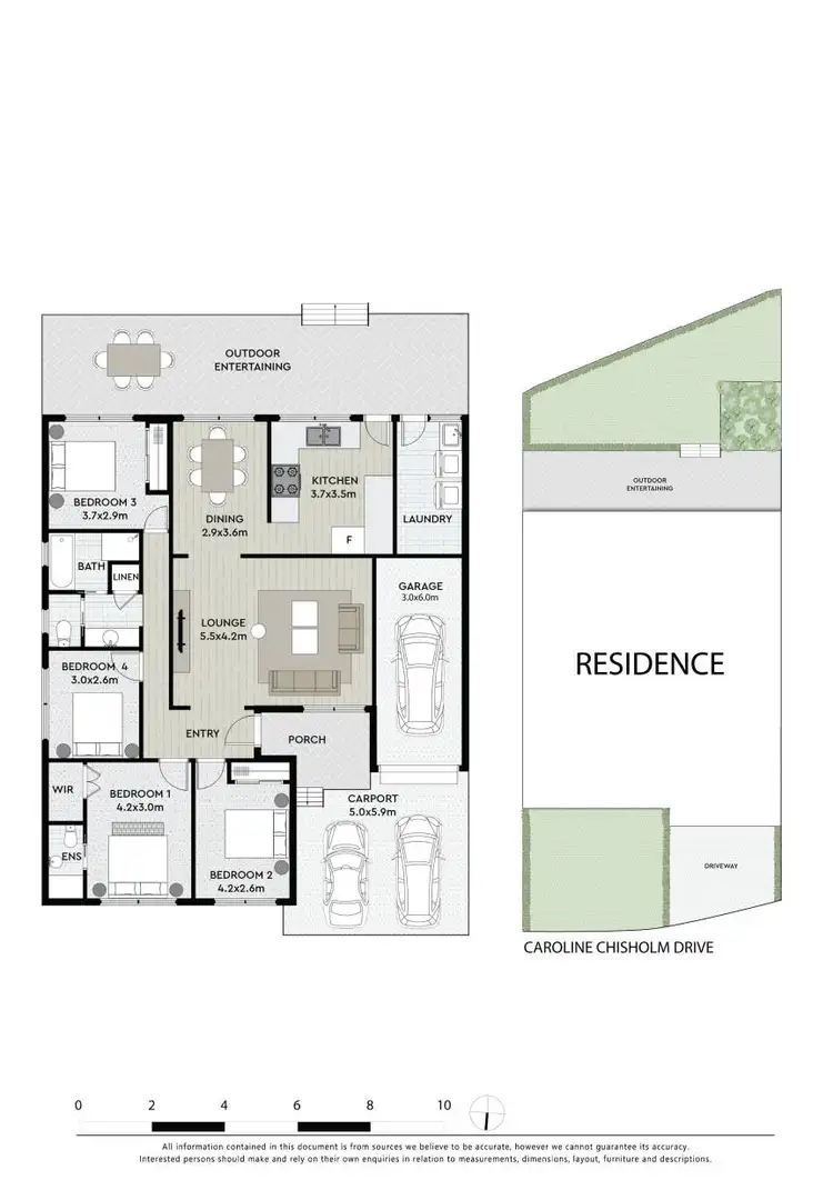 Floorplan of Homely house listing, 97 Caroline Chisholm Drive, Winston Hills NSW 2153