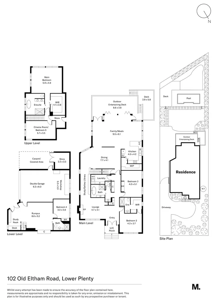 Floorplan of Homely house listing, 102 Old Eltham Road, Lower Plenty VIC 3093