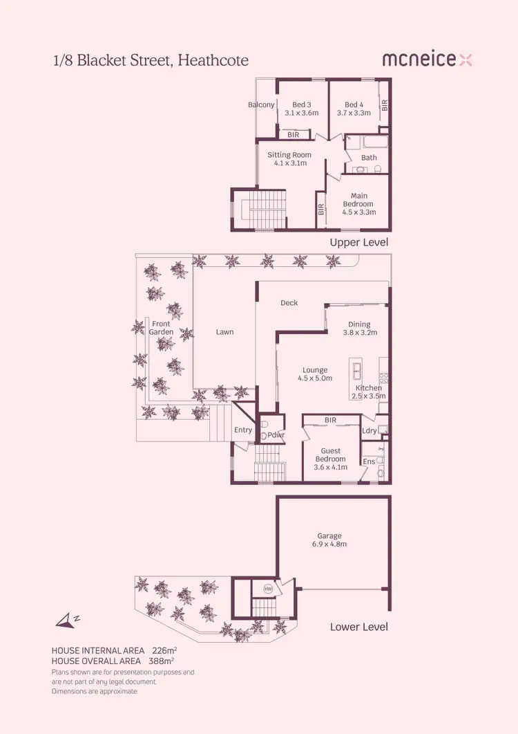 Floorplan of Homely townhouse listing, 1/8 Blacket Street, Heathcote NSW 2233