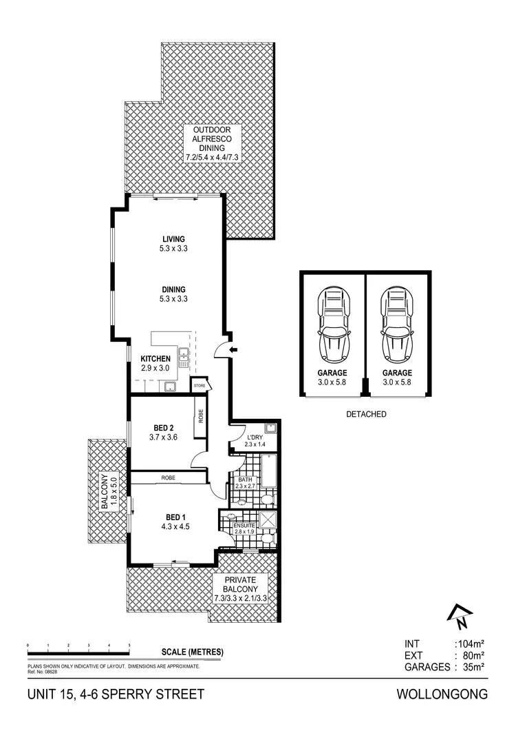 Floorplan of Homely apartment listing, 15/4-6 Sperry Street, Wollongong NSW 2500