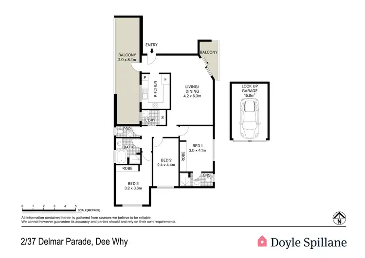 Floorplan of Homely apartment listing, 2/37 Delmar Parade, Dee Why NSW 2099