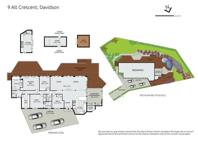 Floorplan of Homely house listing, 9 Alt Crescent, Davidson NSW 2085