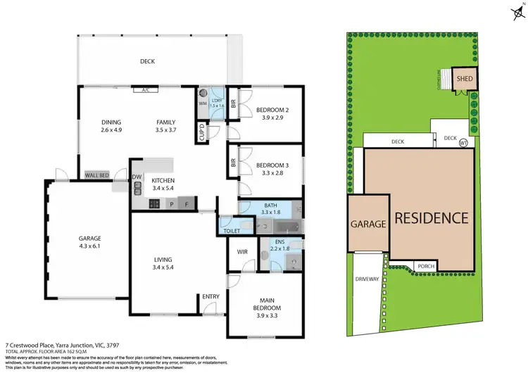 Floorplan of Homely house listing, 7 Crestwood Place, Yarra Junction VIC 3797