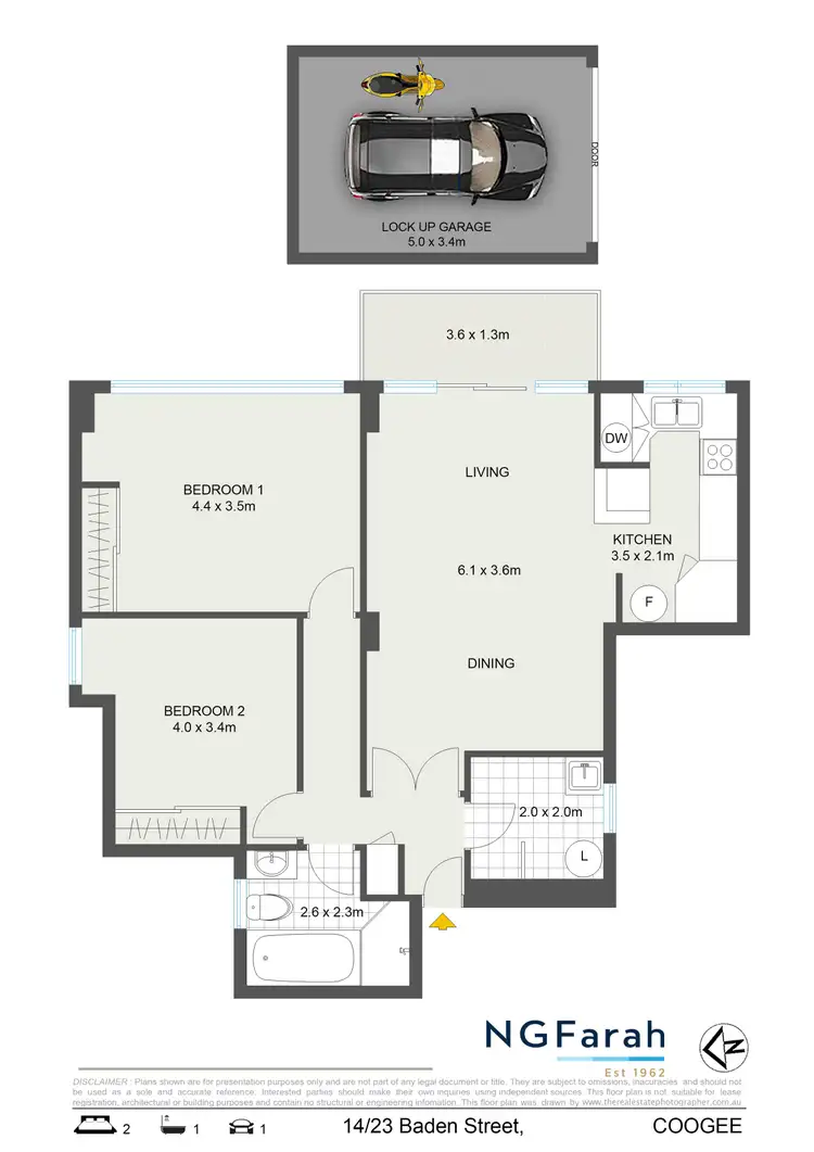 Floorplan of Homely apartment listing, 14/23 Baden Street, Coogee NSW 2034