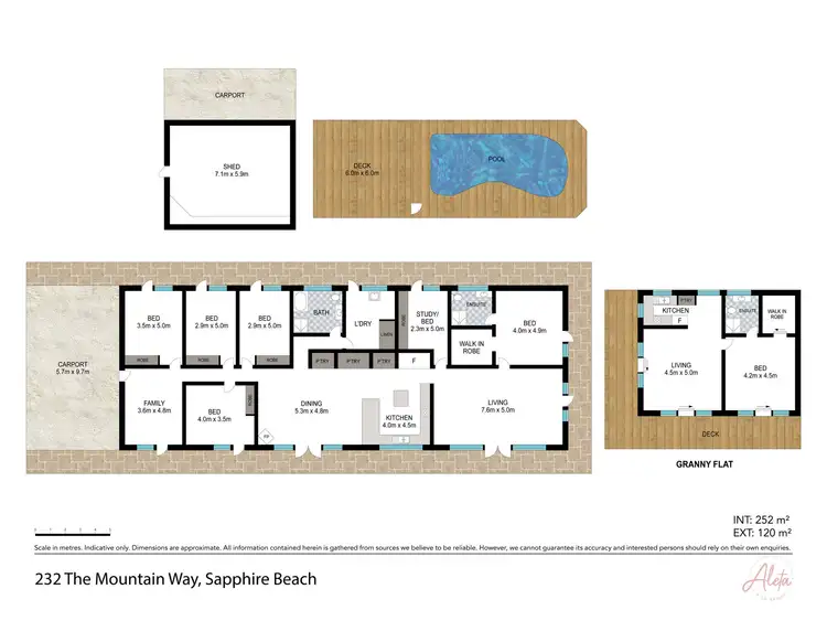 Floorplan of Homely house listing, 232 The Mountain Way, Sapphire Beach NSW 2450