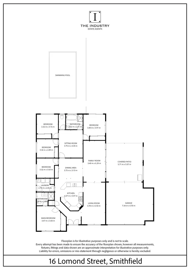 Floorplan of Homely house listing, 16 Lomond Street, Smithfield QLD 4878
