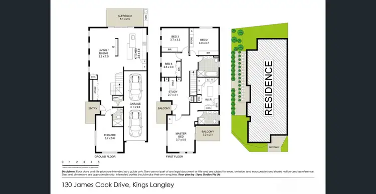Floorplan of Homely house listing, 130 James Cook Drive, Kings Langley NSW 2147