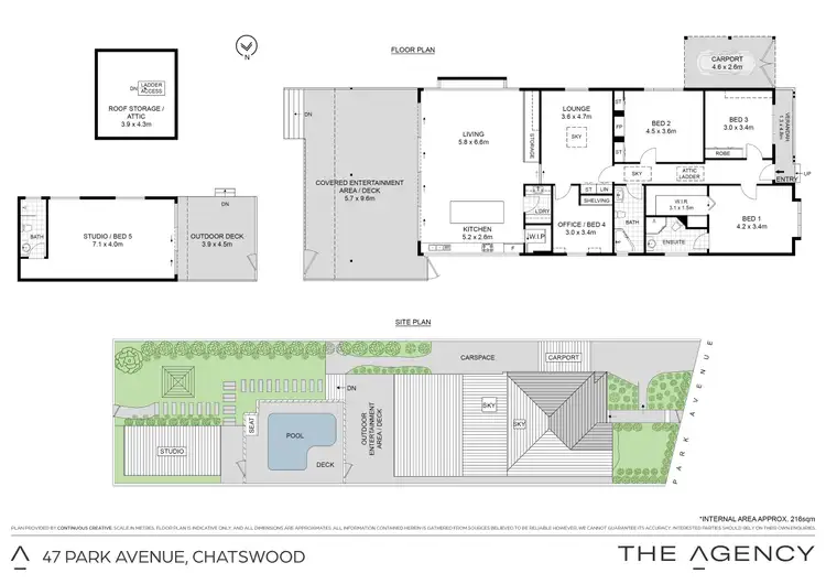 Floorplan of Homely house listing, 47 Park Avenue, Chatswood NSW 2067