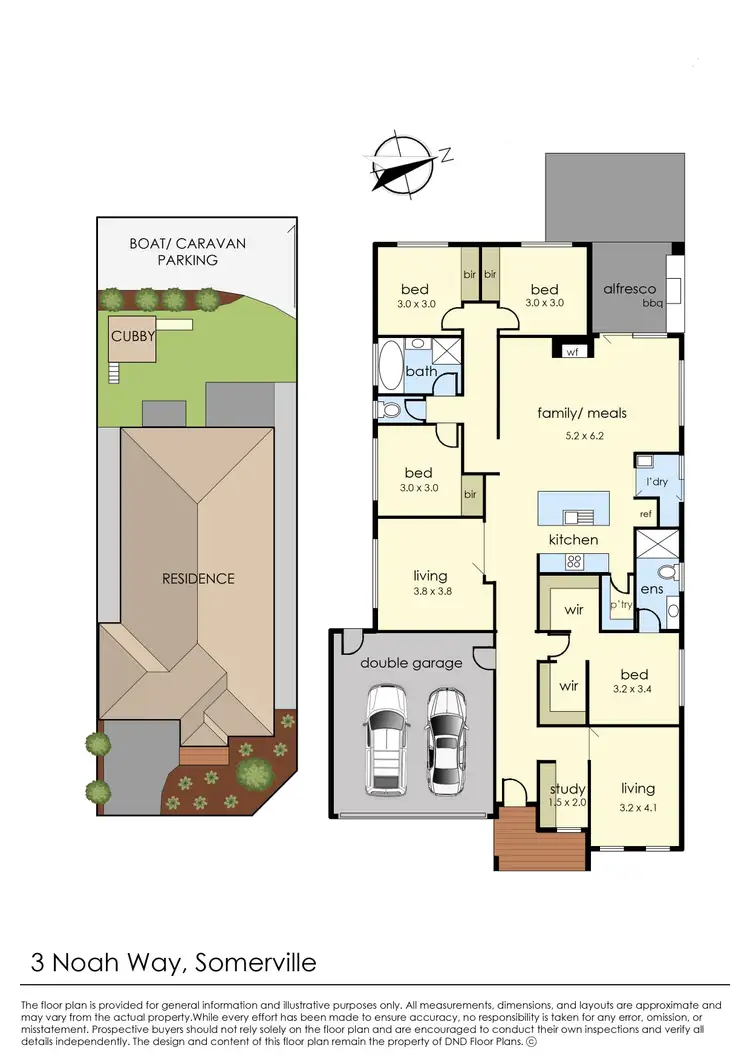 Floorplan of Homely house listing, 3 Noah Way, Somerville VIC 3912