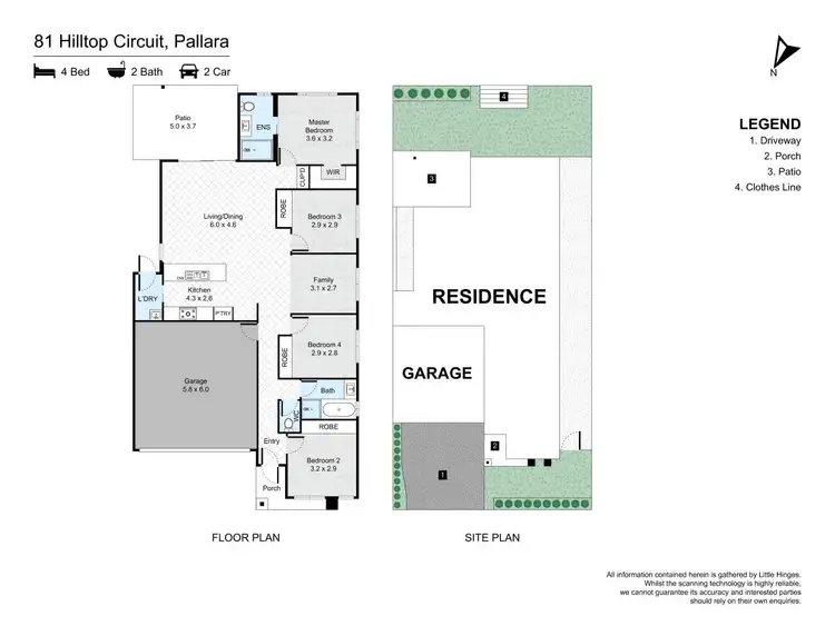 Floorplan of Homely house listing, 81 Hilltop Circuit, Pallara QLD 4110