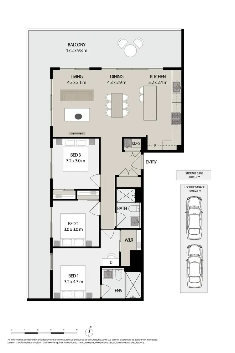 Floorplan of Homely apartment listing, 503/18 Cliff Road, Epping NSW 2121