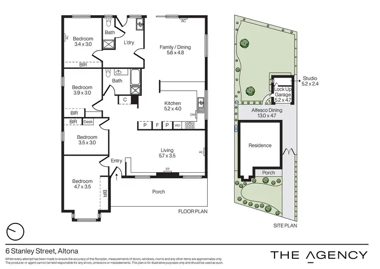 Floorplan of Homely house listing, 6 Stanley Street, Altona VIC 3018