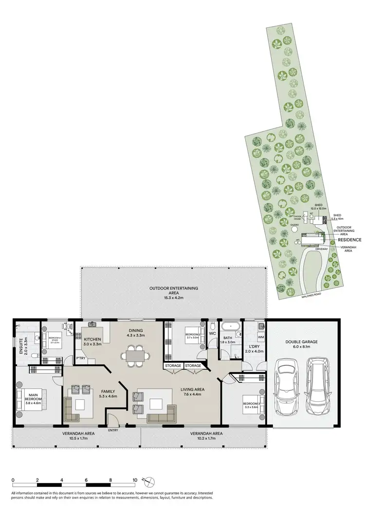Floorplan of Homely house listing, 46 Malones Road, Lal Lal VIC 3352