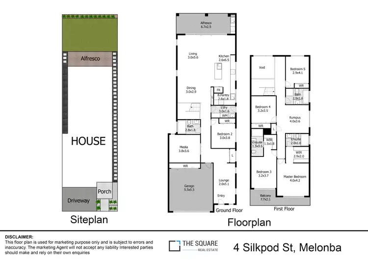 Floorplan of Homely house listing, 4 Silkpod Street, Marsden Park NSW 2765