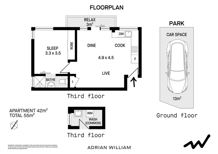 Floorplan of Homely apartment listing, 27/171 St Johns Road, Glebe NSW 2037