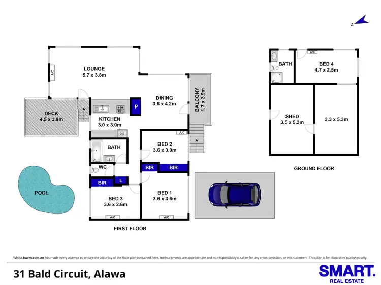 Floorplan of Homely house listing, 31 Bald Circuit, Alawa NT 810