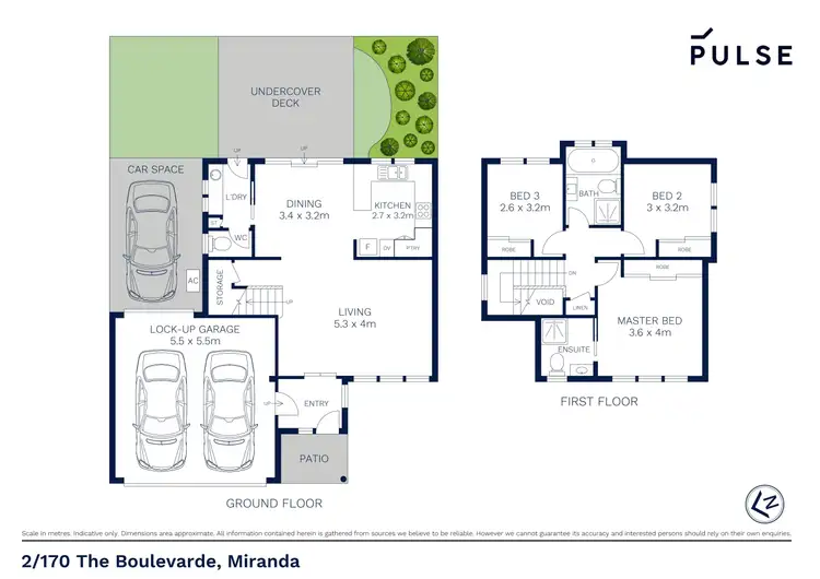 Floorplan of Homely townhouse listing, 2/170 The Boulevarde, Miranda NSW 2228