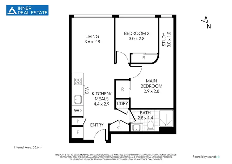 Floorplan of Homely apartment listing, 1104/105 Clarendon Street, Southbank VIC 3006