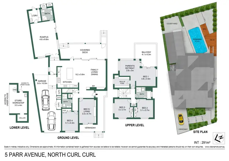 Floorplan of Homely house listing, 5 Parr Avenue, North Curl Curl NSW 2099
