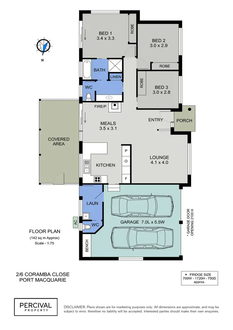 Floorplan of Homely house listing, 2/6 Coramba Close, Port Macquarie NSW 2444