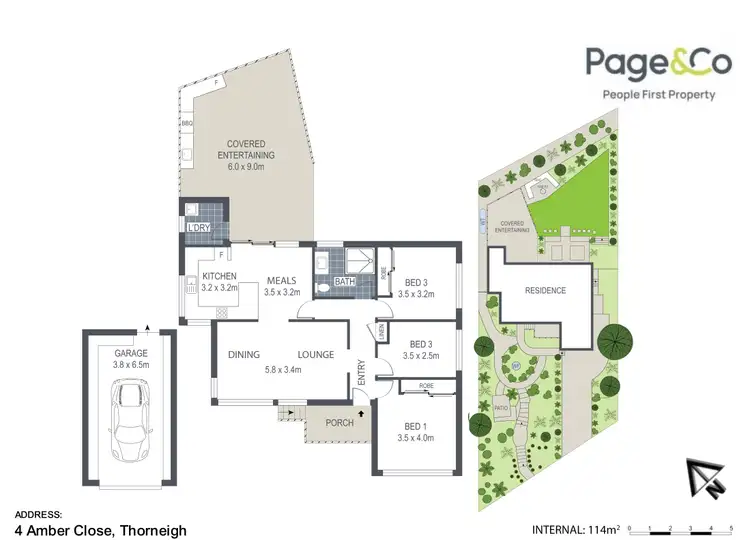 Floorplan of Homely house listing, 4 Amber Close, Thornleigh NSW 2120