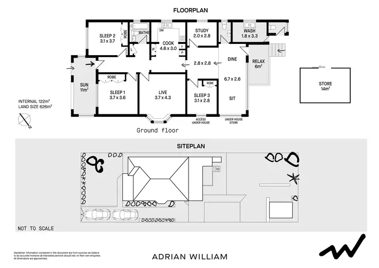 Floorplan of Homely house listing, 27 Hamel Crescent, Earlwood NSW 2206