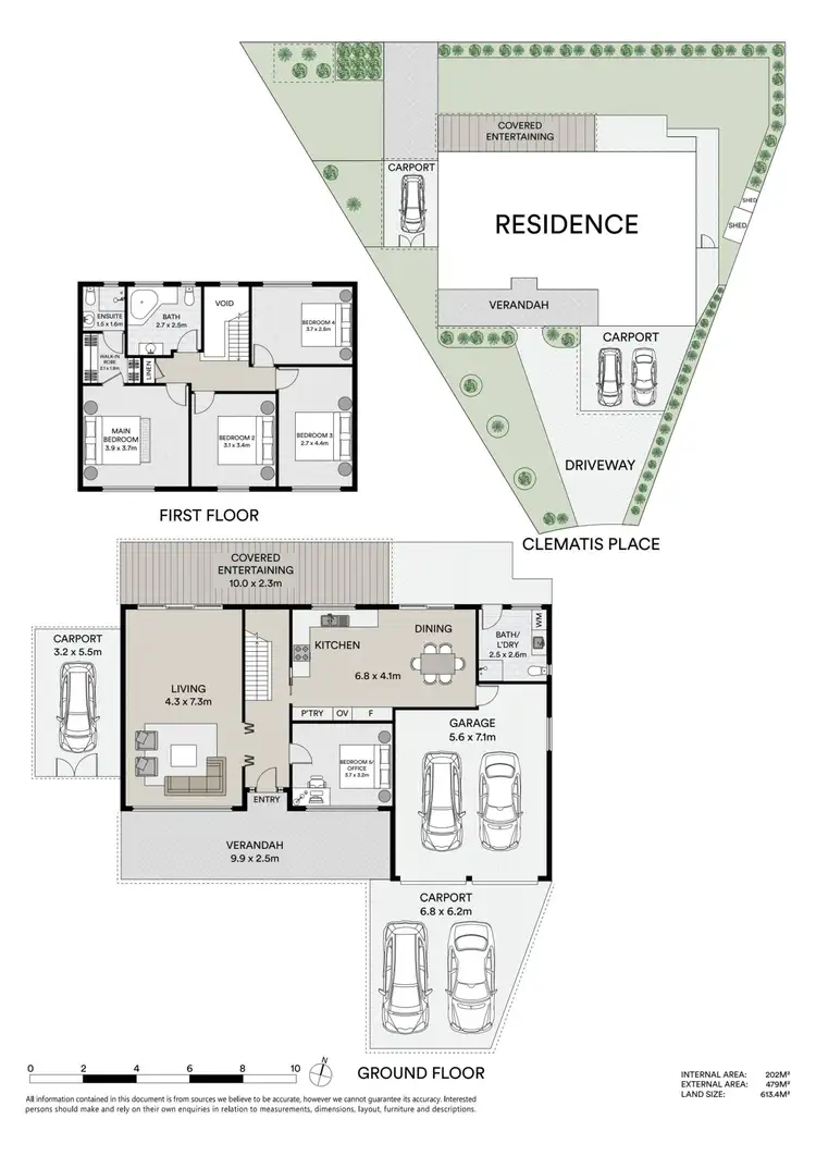 Floorplan of Homely house listing, 7 Clematis Place, Point Clare NSW 2250