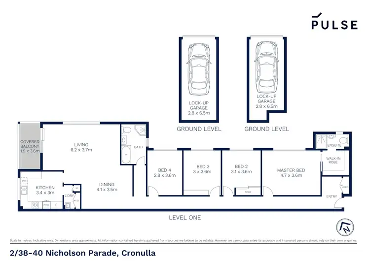 Floorplan of Homely unit listing, 2/38-40 Nicholson Parade, Cronulla NSW 2230