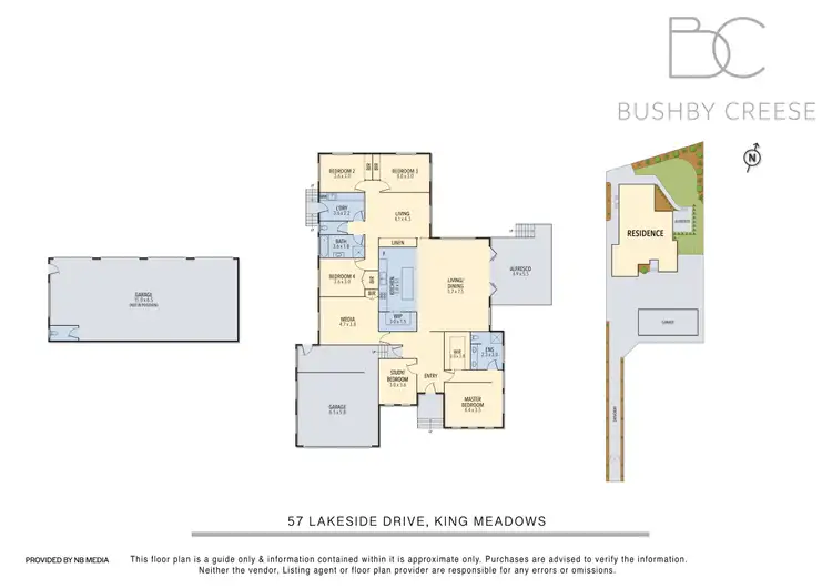 Floorplan of Homely house listing, 57 Lakeside Drive, Kings Meadows TAS 7249