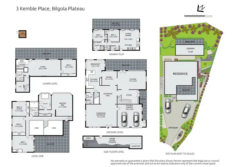 Floorplan of Homely house listing, 3 Kemble Place, Bilgola Plateau NSW 2107