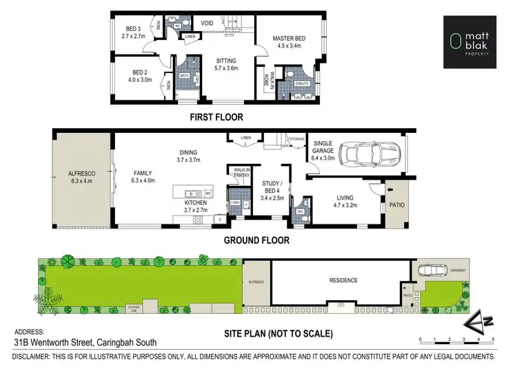 Floorplan of Homely semi-detached listing, 31B Wentworth Street, Caringbah South NSW 2229