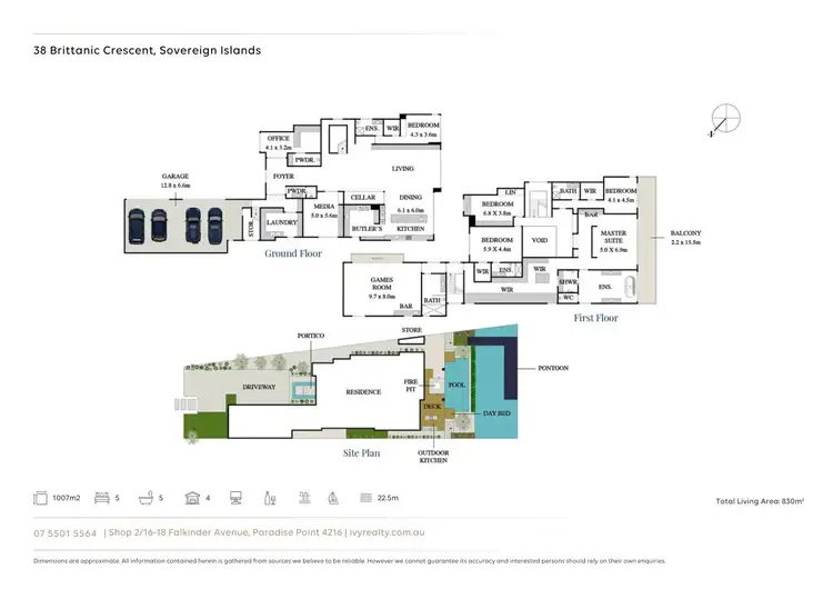 Floorplan of Homely house listing, 38 Brittanic Crescent, Sovereign Islands QLD 4216