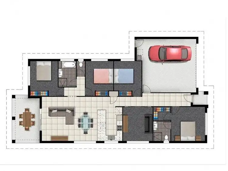Floorplan of Homely house listing, 60 Epping Way, Mount Low QLD 4818