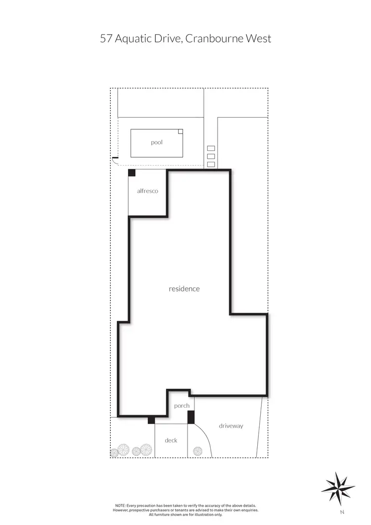 Floorplan of Homely house listing, 57 Aquatic Drive, Cranbourne West VIC 3977