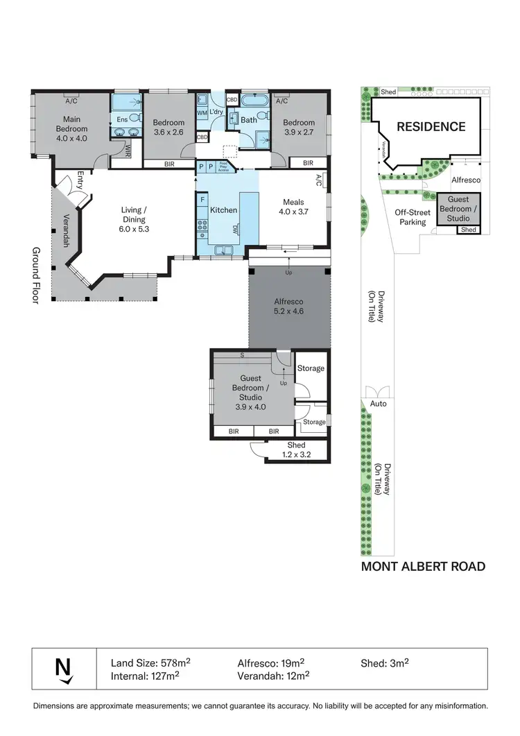 Floorplan of Homely house listing, 406A Mont Albert Road, Mont Albert VIC 3127