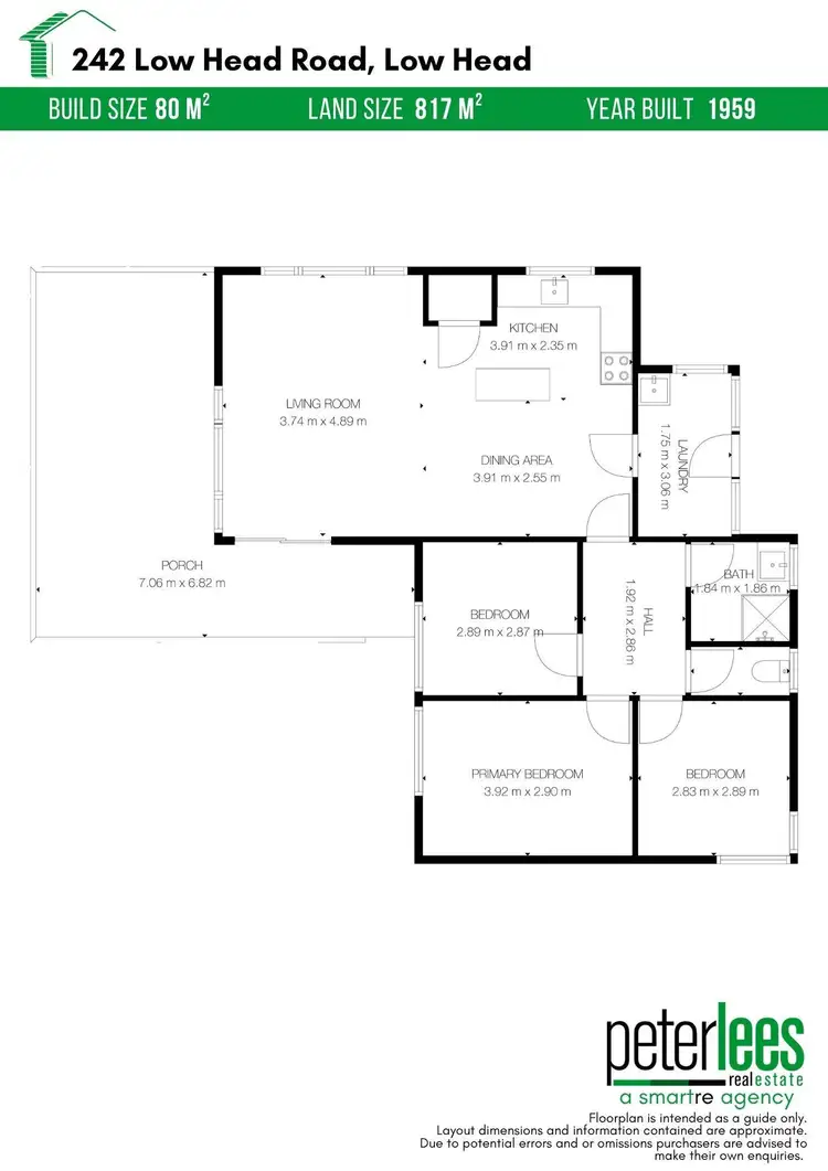 Floorplan of Homely house listing, 242 Low Head Road, Low Head TAS 7253