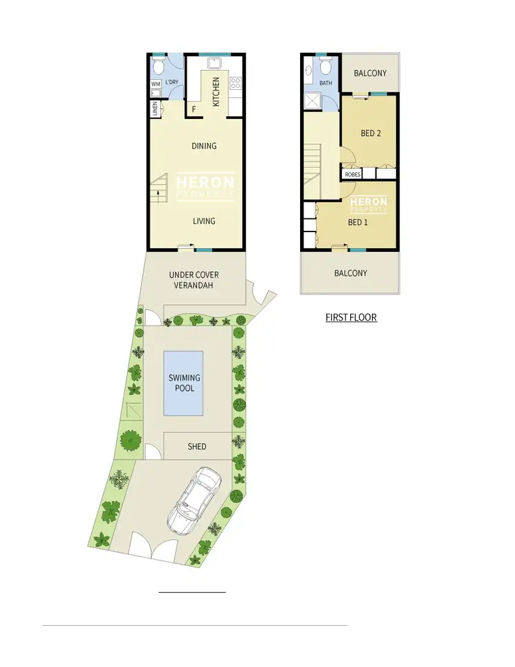 Floorplan of Homely townhouse listing, 5/27 Philip Street, Fannie Bay NT 820