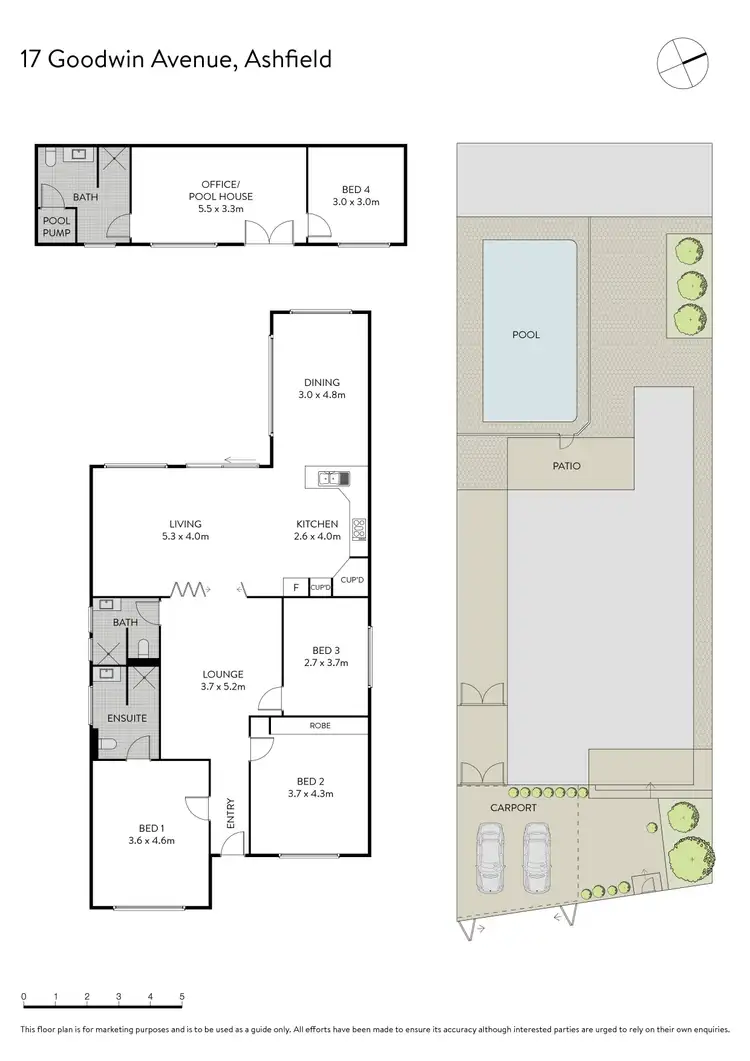 Floorplan of Homely house listing, 17 Goodwin Avenue, Ashfield NSW 2131