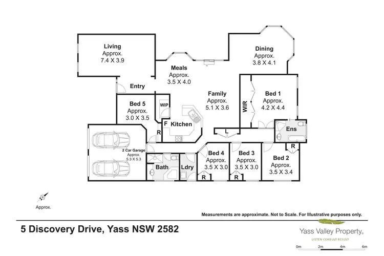Floorplan of Homely house listing, 5 Discovery Drive, Yass NSW 2582