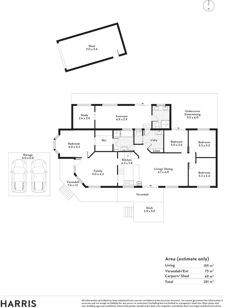 Floorplan of Homely house listing, 22 Sunman Street, Goolwa Beach SA 5214