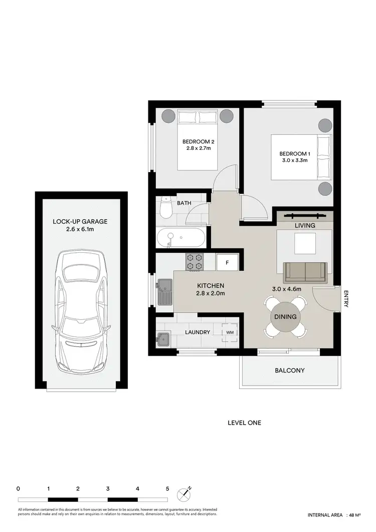 Floorplan of Homely apartment listing, 1/96 Station Street, West Ryde NSW 2114