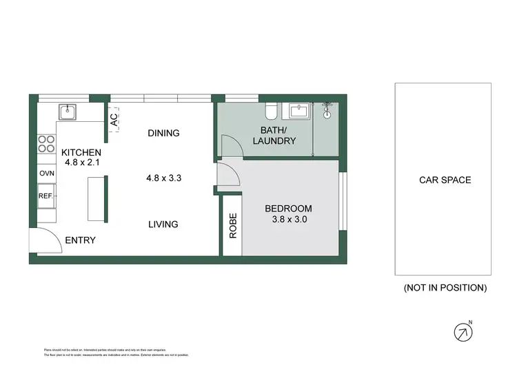 Floorplan of Homely apartment listing, 6/323 Beaconsfield Parade, St Kilda West VIC 3182