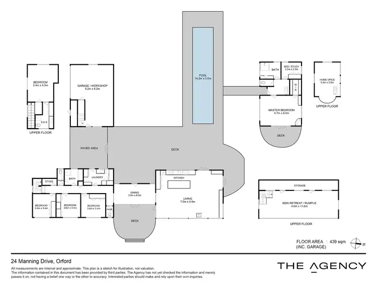 Floorplan of Homely house listing, 24 Manning Drive, Orford TAS 7190