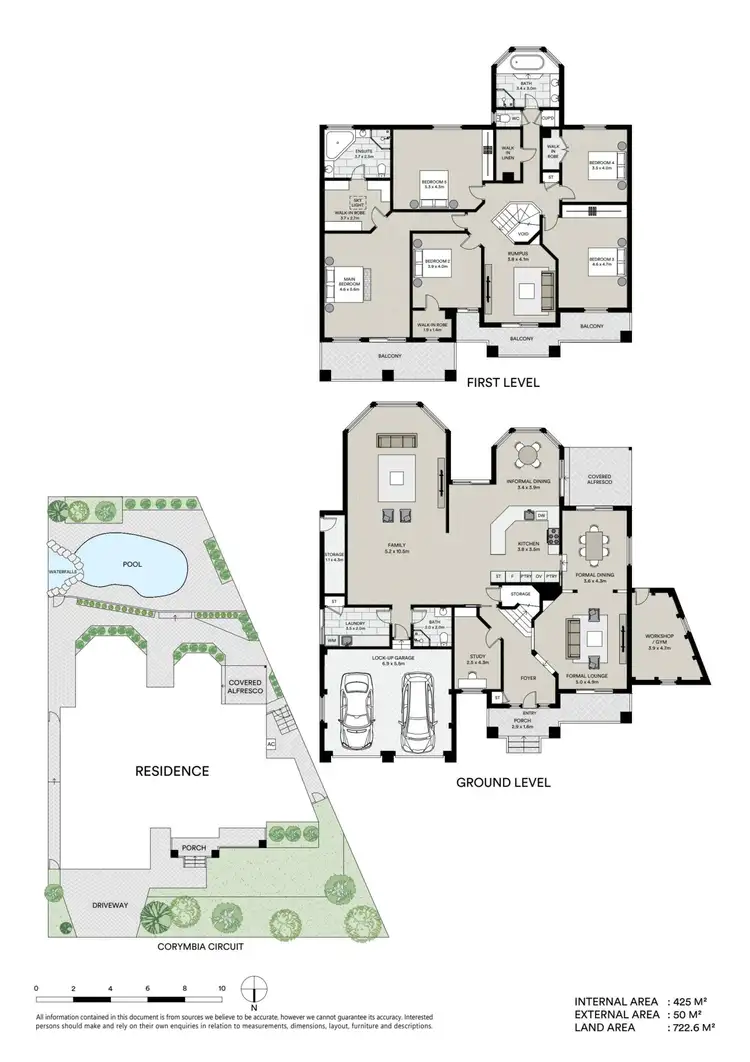 Floorplan of Homely house listing, 24 Corymbia Circuit, Frenchs Forest NSW 2086