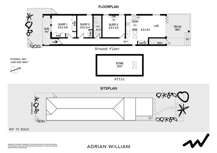 Floorplan of Homely house listing, 39 Charles Street, Marrickville NSW 2204