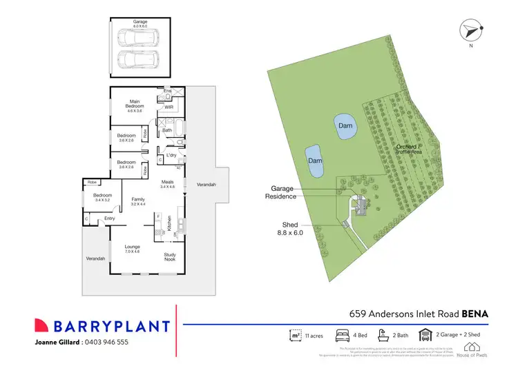 Floorplan of Homely rural property listing, 659 Andersons Inlet Road, Bena VIC 3946