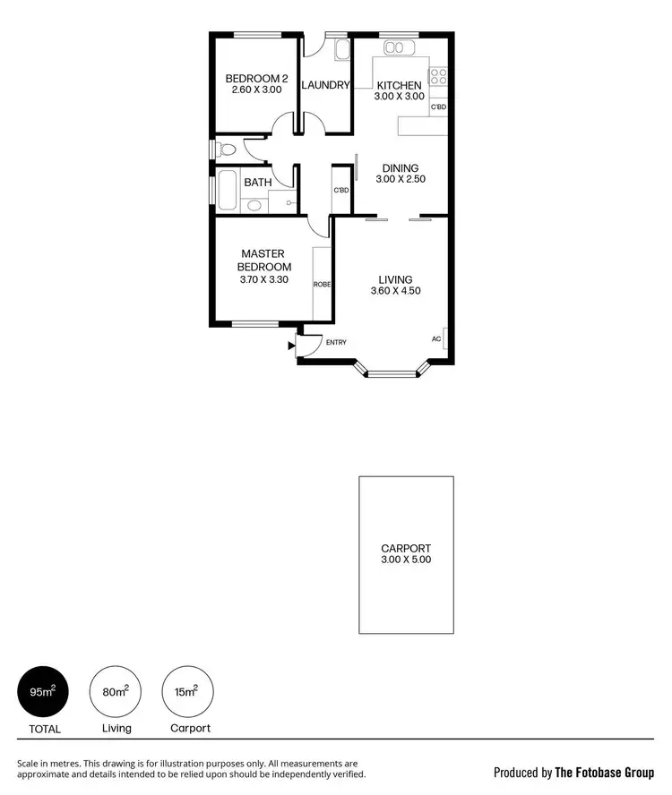 Floorplan of Homely unit listing, 4/13 Fox Avenue, Klemzig SA 5087