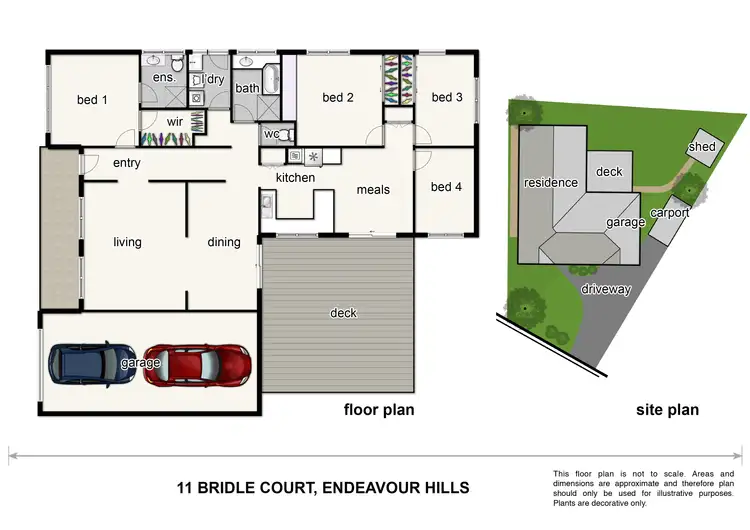 Floorplan of Homely house listing, 11 Bridle Court, Endeavour Hills VIC 3802
