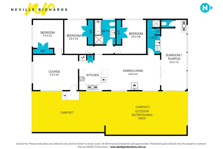 Floorplan of Homely house listing, 441 Hood Road, Indented Head VIC 3223